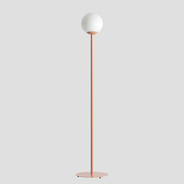 Lampadaire métal et verre Pinne Corail H 162 cm - Aldex