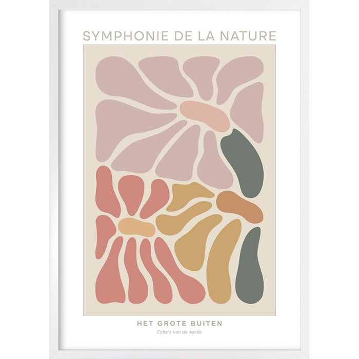 Poster tableau impression d'inspiration florale