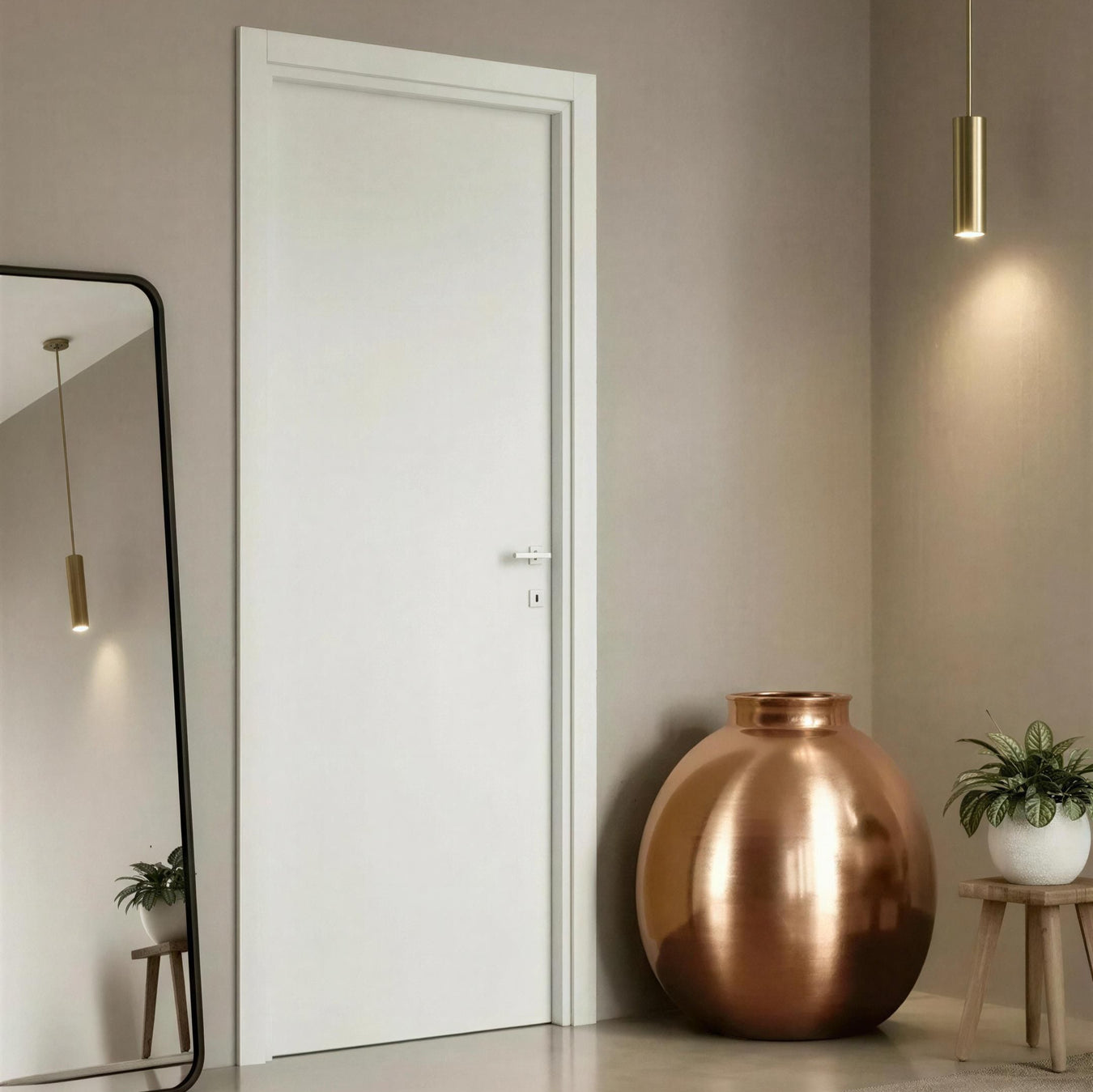 Portes START Blanc Lisse