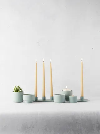 Assortiment bougeoirs et bougies