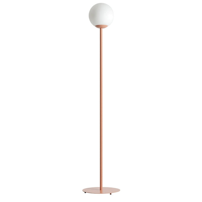 Lampadaire métal et verre Pinne Corail H 162 cm - Aldex