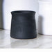 Cache pots collection Elba noir petit modèle 