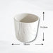 Cache pot rond Chelone pot effet marbre H16