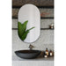 Miroir noir métal salle de bain