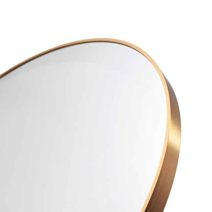 Finitions miroir doré métal 