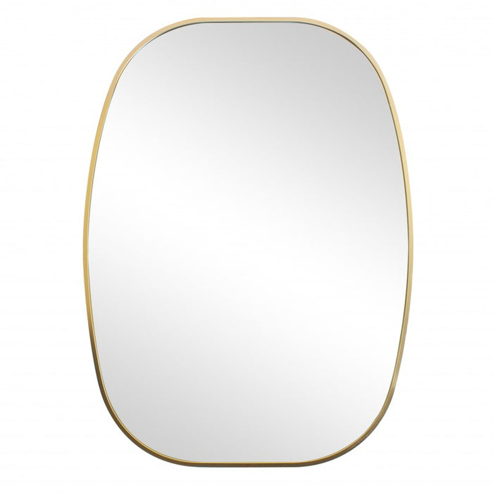 Miroir VINTAGE en métal doré 60x90 cm