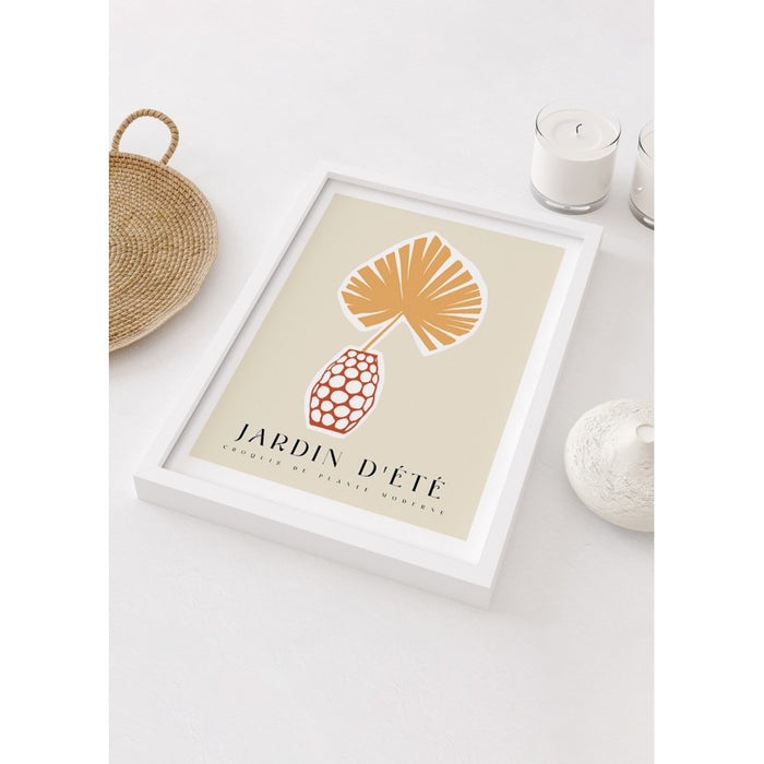 Affiche encadrée Jardin d'été 50x70cm