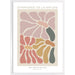 Poster tableau impression d'inspiration florale 