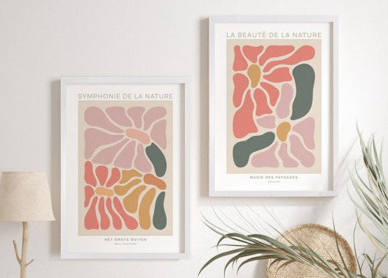 Affiche encadrée Symphonie de la Nature 50x70cm