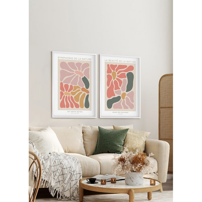 Affiche encadrée La Beauté de la Nature 50x70cm