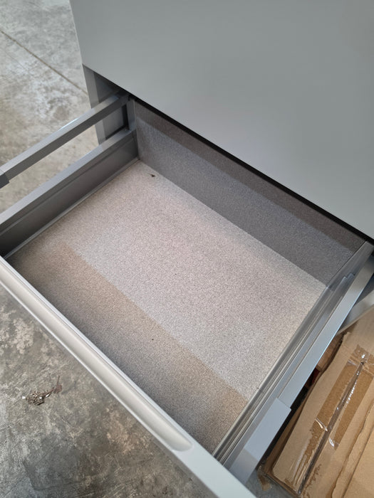 Meuble de salle de bain 2 tiroirs 60 cm + plan vasque - LOOP - AVILA DOS