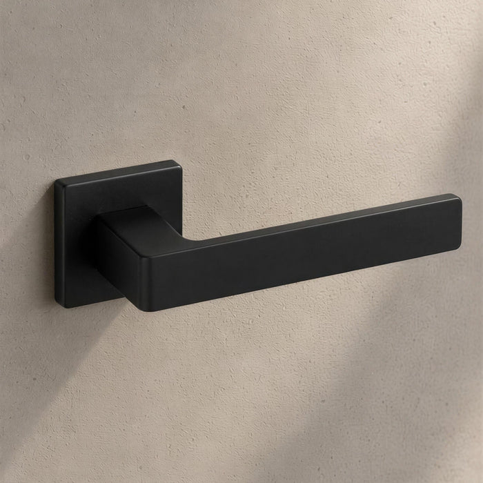 Poignée de porte Spigola Noir Mat - à condamnation
