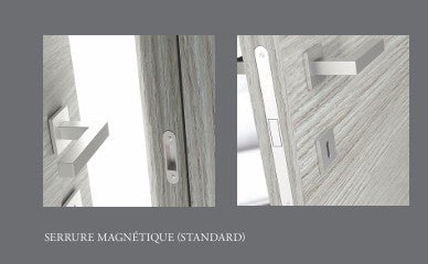 Bloc-porte fin de chantier START Chêne Naturel, H.204 l.73cm, réversible